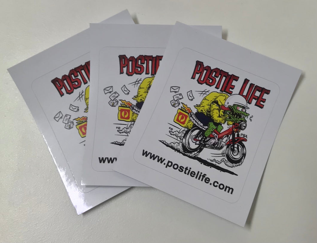 Postie Life Stickers x 3 Pack